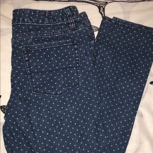 COPY - Polka Dot Skinny Leg Jeans